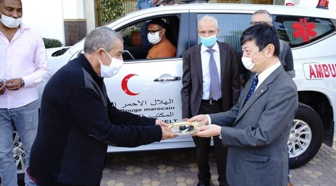 Midelt: Le Japon fait don d’ambulance médicalisée au Croissant rouge Marocain
