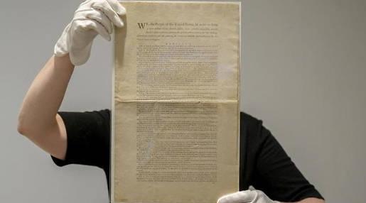 USA: Une copie originale de la Constitution américaine vendue à 43 millions de …